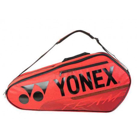 Yonex Team X6 Tennistasche rot-schwarz
