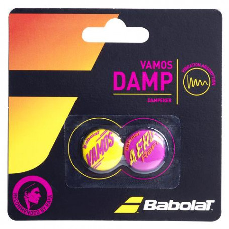 Babolat Vamos Dämpfer X2 gelb-violett