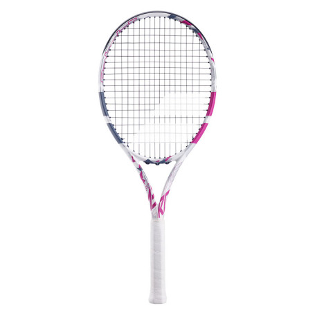 Babolat EVO Aero Lite Tennisschläger weiss-pink-grau 2023 (besaitet)