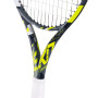 Babolat Pure Aero Team Tennisschläger grau-weiss-gelb 2023 (besaitet)